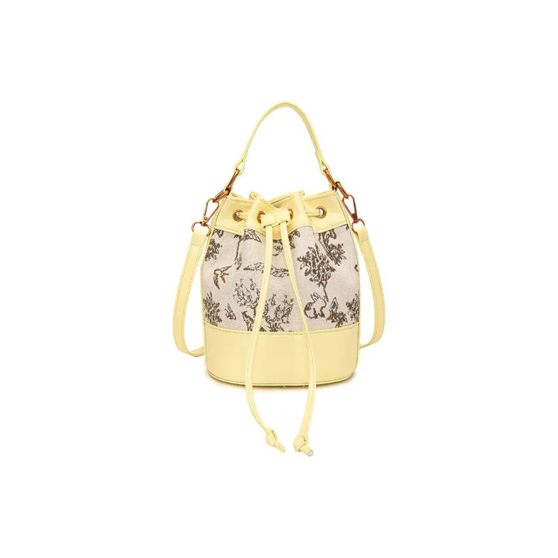 Single Warehouse PU Bucket Bag Handbag Women's Multicolor-6