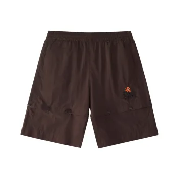 FILA FUSION x P.A.M. Casual Shorts Women's Brown Khaki Umber