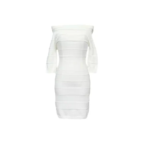 SCCREBEL OFFICIAL Long Sleeved Dress Women's White