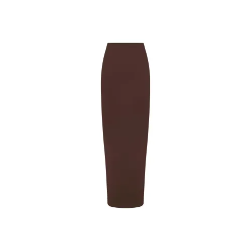 SKIMS FITS EVERYBODY LONG SKIRT Casual Long Skirts Women's COCOA/Cocoa
