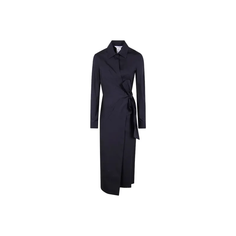 MaxMara Agrume Wrap Long Sleeved Dress-0