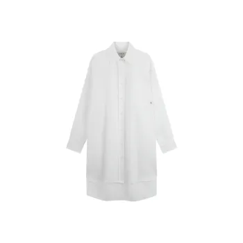 CALVIN KLEIN Long Sleeved Dresses Women's Moon White