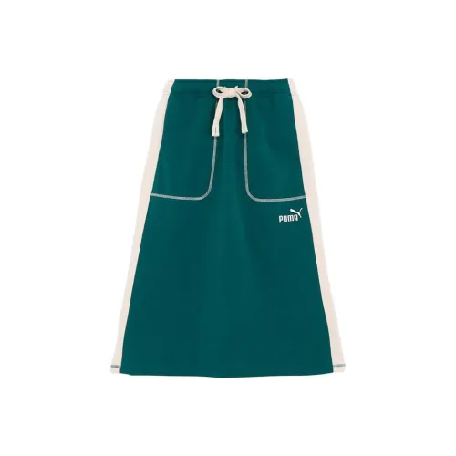 PUMA CORE HERITAGE Casual Long Skirts Women's Green