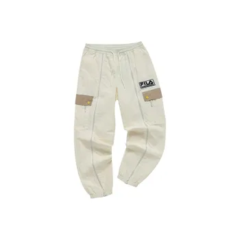 White Mountaineering X FILA FUSION FILA FUSION Hakusan L Collaboration Collection Sports Pants Women's Milk Salt White