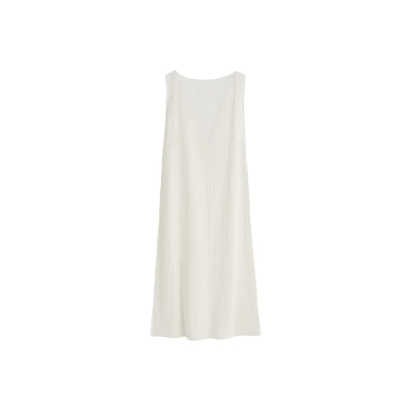 COS Sleeveless Dress Women's White-0