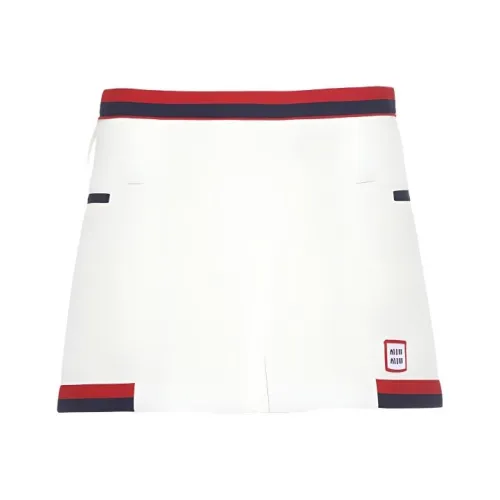 MIU MIU Casual Short Skirts Women's White
