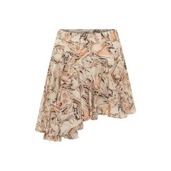 ISABEL MARANT Teyana High-Waisted Ruffled Skirt