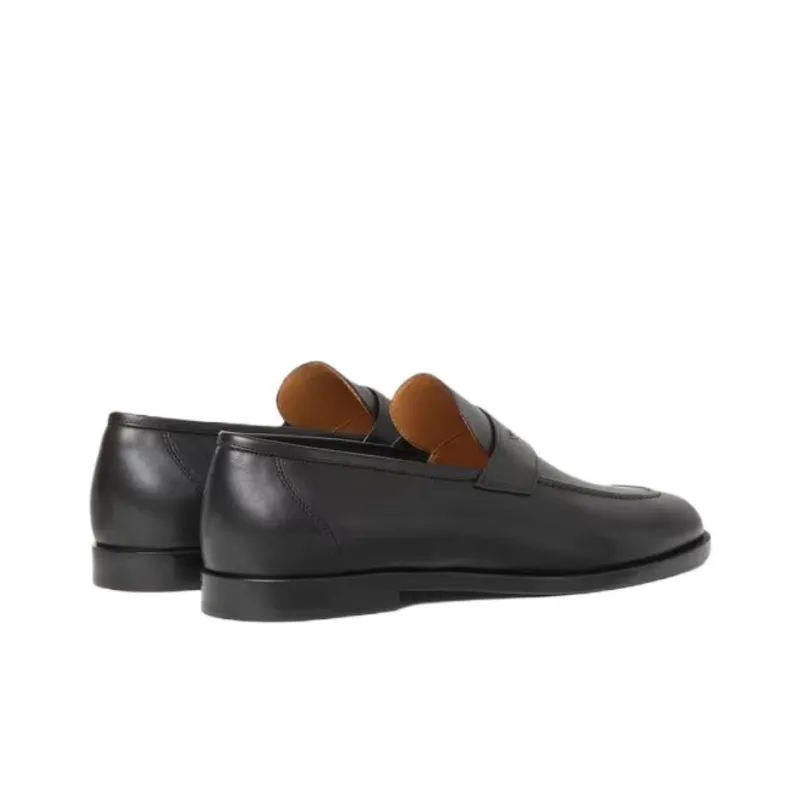 Loro Piana Sergio Loafer Loafers Women's Black-3