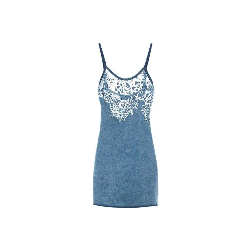 DIESEL Slip Dresses Women's Blue-0