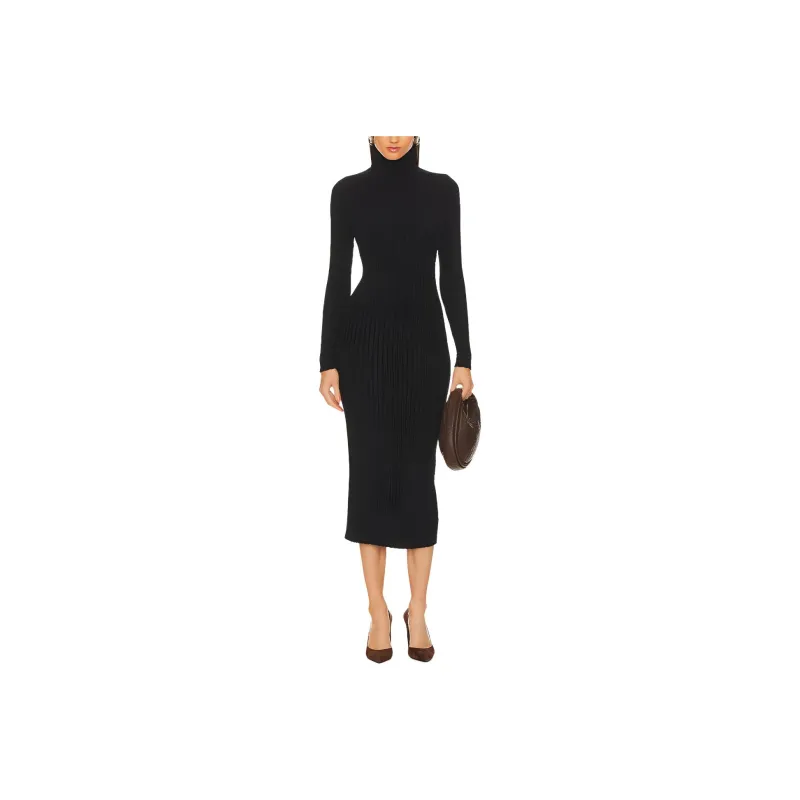 525 AMERICA Long Sleeved Dresses Women's Black-0