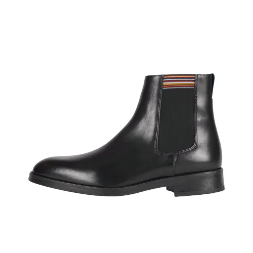 Paul Smith Lansing Short Chelsea Boots Men's Black