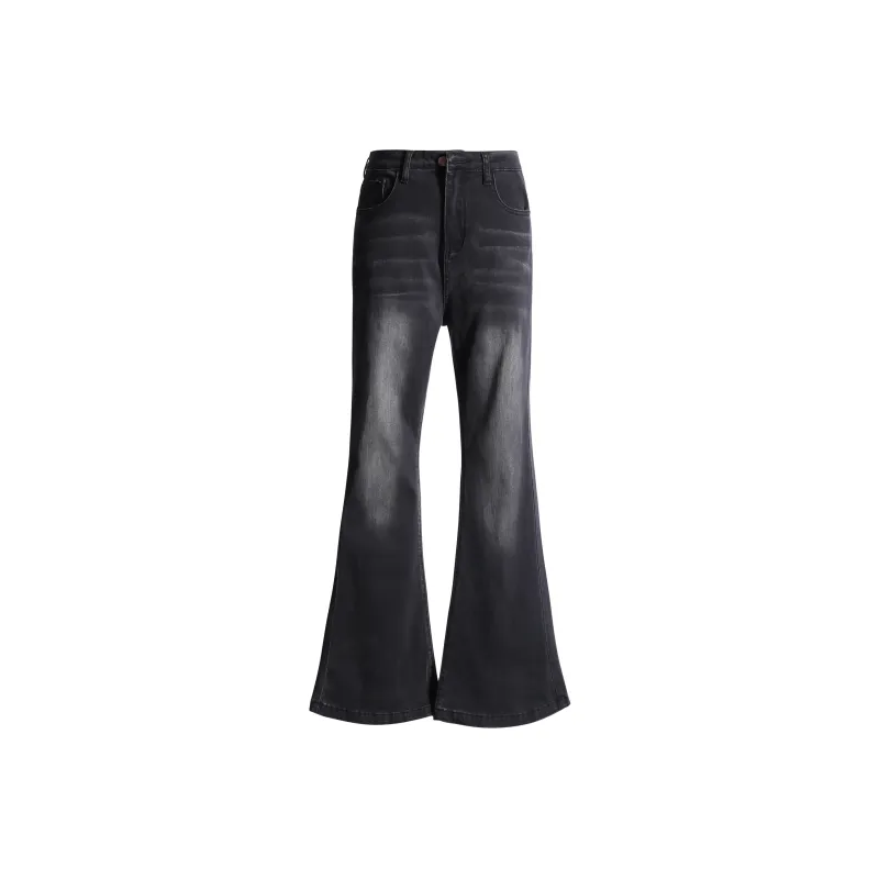 Wen Shan Jeans Women's Black Gray-2