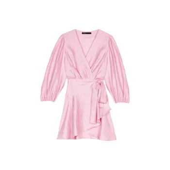 Maje Wrap Mini Dress