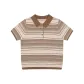 Smoke Gray Coffee Stripes