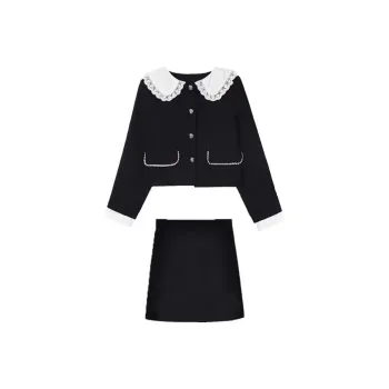 GLEE DIARY Skirt Set Women's Black