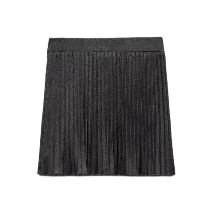 ZARA Casual Short Skirts Women's Medium Gray-0