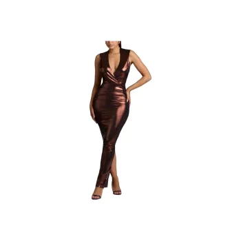 OH POLLY DALILA Sleeveless Dress Women's Copper Bronze/Bronze
