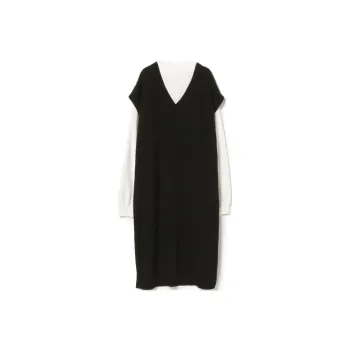 Beams Casual Suits Women's Set White+Black