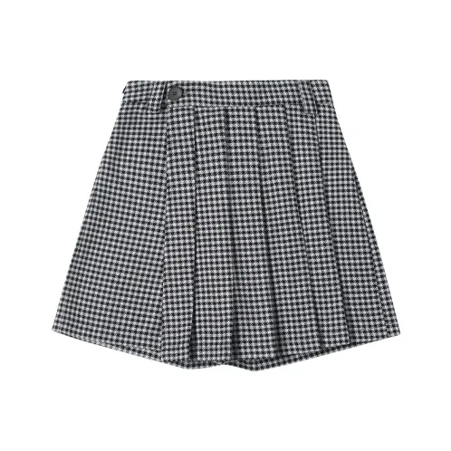 MeiHaoStore Casual Short Skirts Women's Black-0