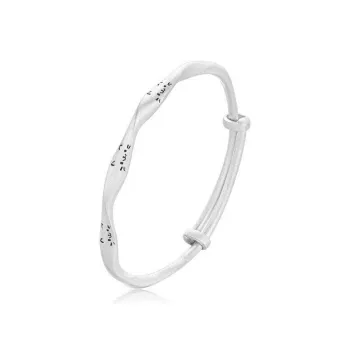 LIUXIN 999 Fine Silver Bangles Women's