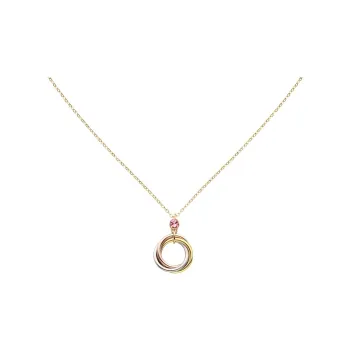 CARTIER White Gold Necklaces Unisex Gold