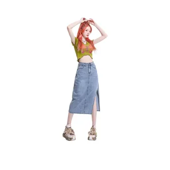The New Age Family Denim Long Skirt Women's