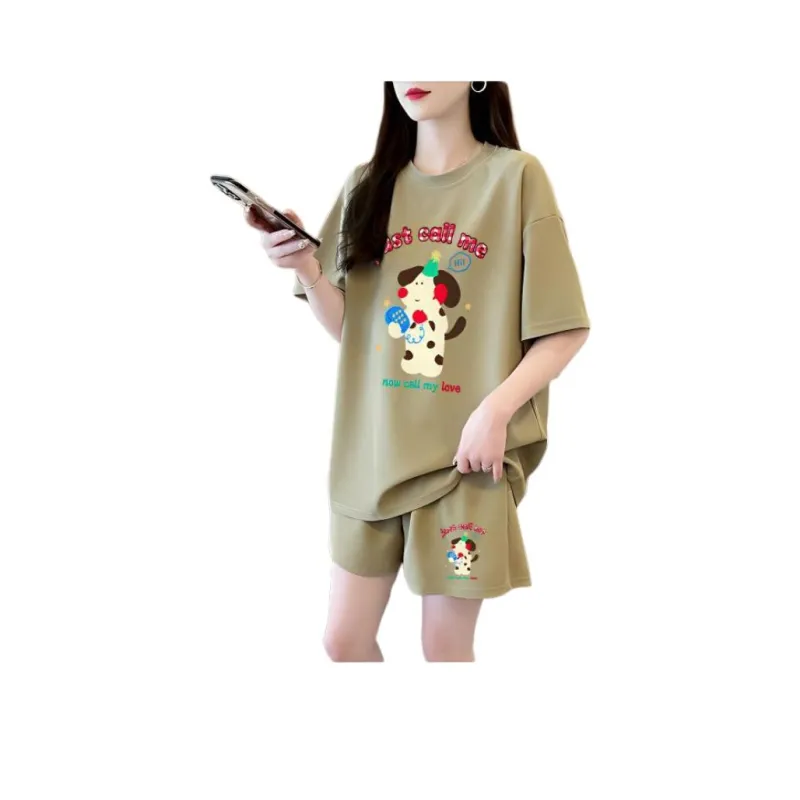 Flowers In Water Casual Suit Women's-6