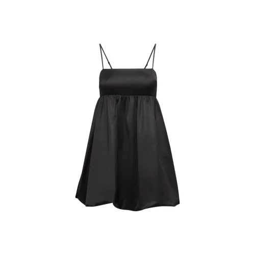 ARITZIA Sunday Best Elio Satin Dress Slip Dresses Women's BLACK/Black