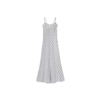 Sandro Striped Maxi Dress