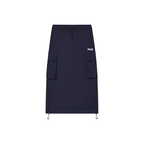 FILA Casual Short Skirts Women's Secret Mirror Blue