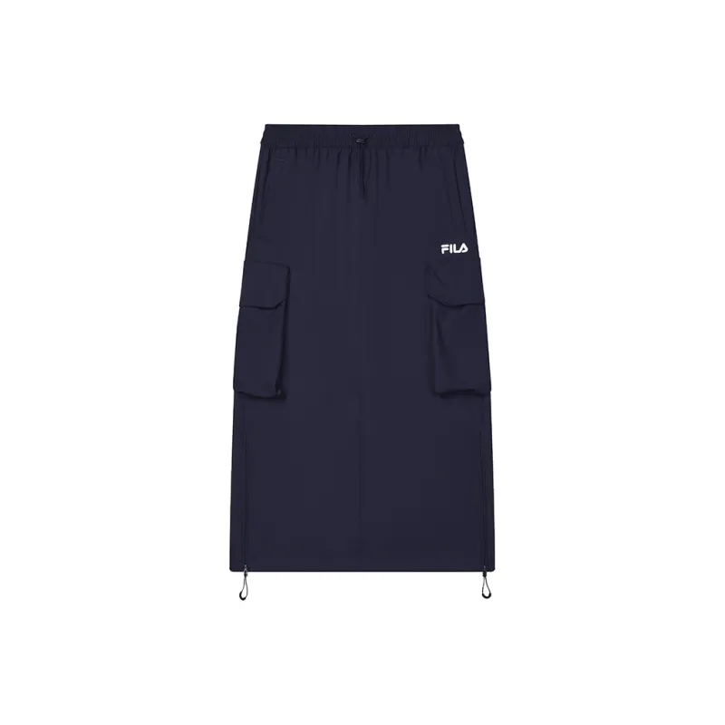 FILA Casual Short Skirts Women's Secret Mirror Blue-0