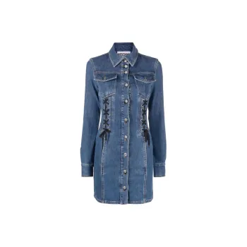 MOSCHINO Denim Short Skirts Women's Blue