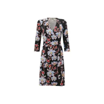 DVF Diane Von Furstenberg Tilly Floral-print Wrap Dress