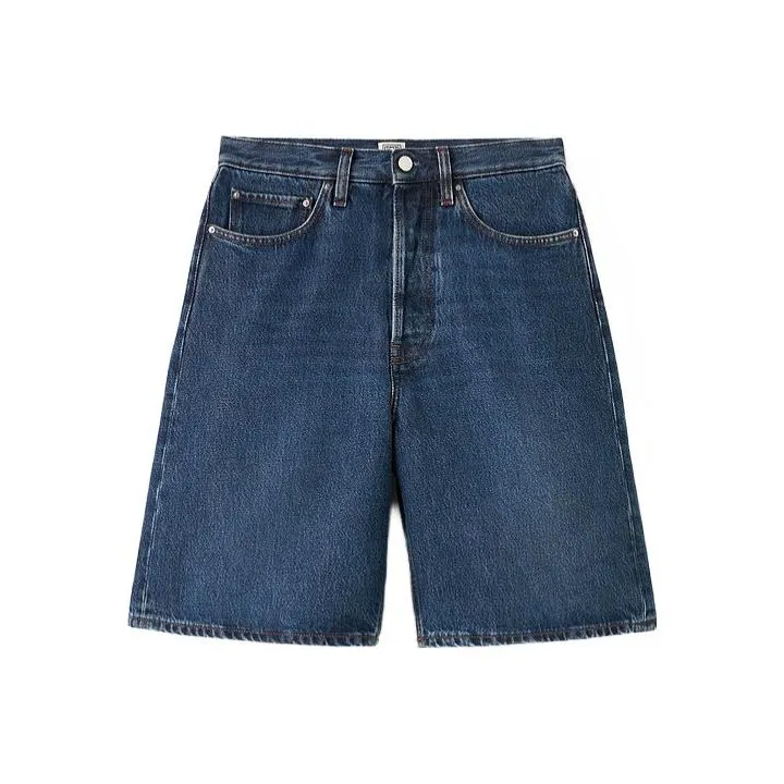 TOTEME Denim Bermuda Shorts-0