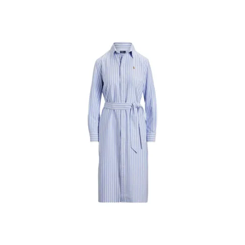 Polo Ralph Lauren Striped Long Sleeved Shirt Dress