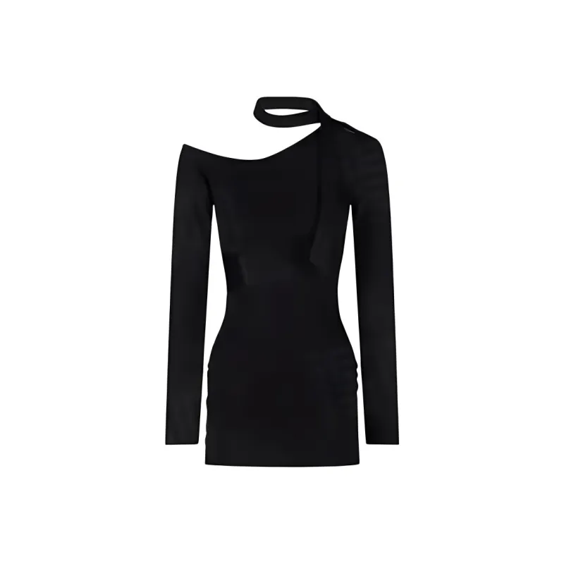 CZMO Long Sleeved Dress Women's Black-0