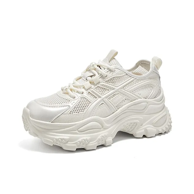 ST&SAT Slip Resistant Low Top Chunky Sneakers Women's-4