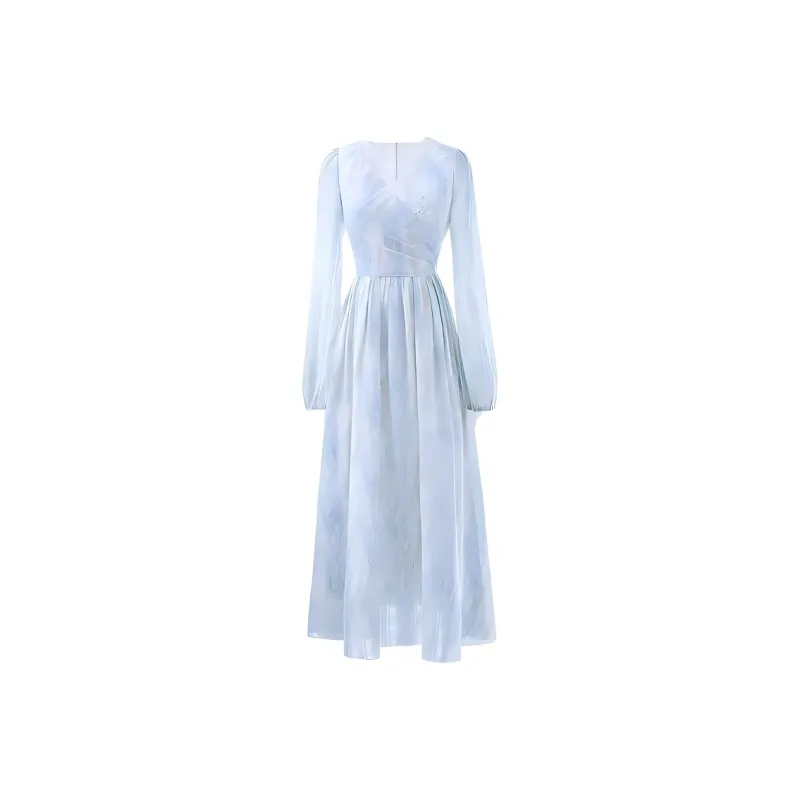 TENNE GIRL Long Sleeved Dress Women's Light Green-0