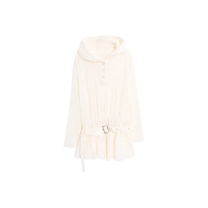 HAPG Long-Sleeved Dresses Women's White-0