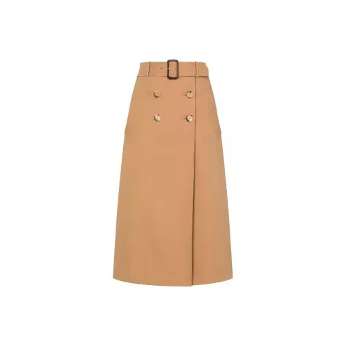 MOSCHINO Casual Long Skirts Women's Yellow