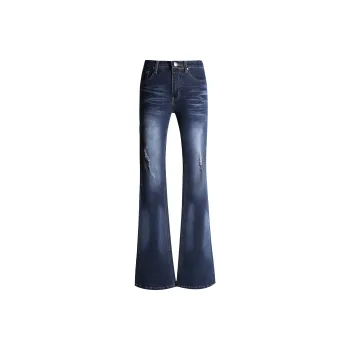 Wen Shan Jeans Women's Medium Antique Blue