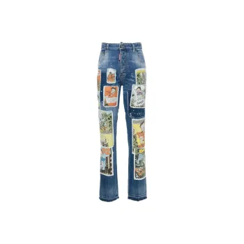DSQUARED 2 Betty Boop Patch Jeans