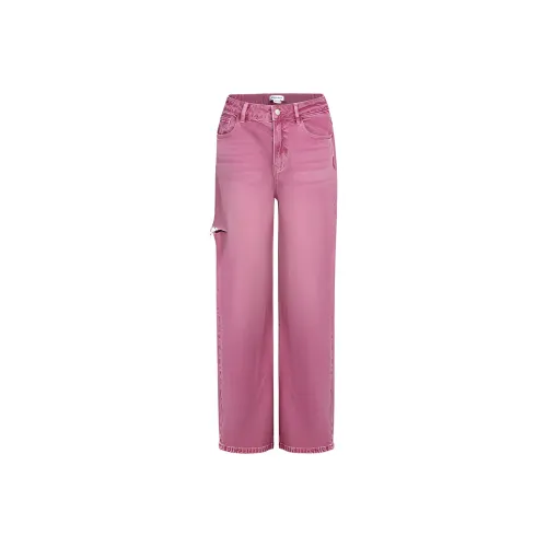 URBAN REVIVO Jeans Women's Cool Pink