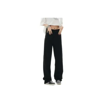 YINLEI Jeans Unisex Black