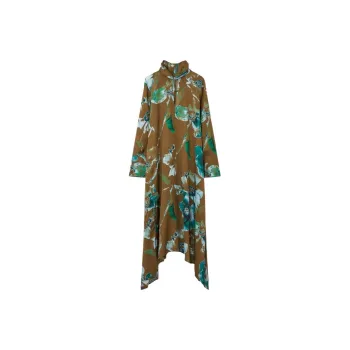 COS Long Sleeved Dresses Women's Brown