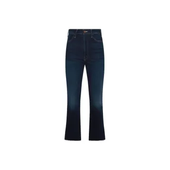 MOTHER The Hustler Flood Frayed Jeans