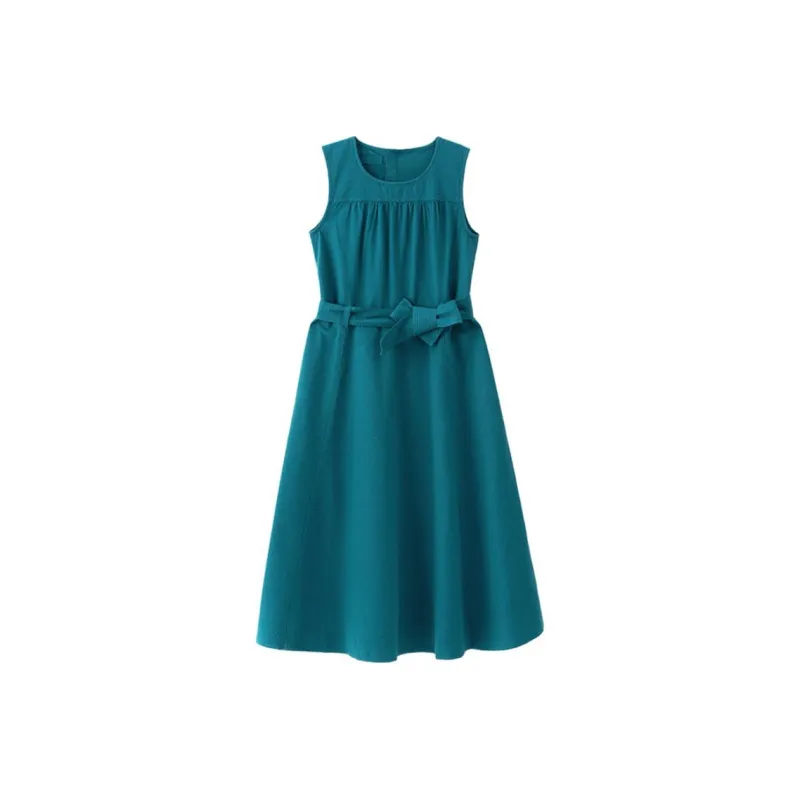 MUJI Sleeveless Dresses Women's-4