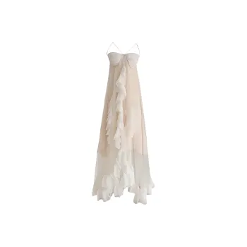 SECFLY OFFICIAL Slip Dress Women's Apricot