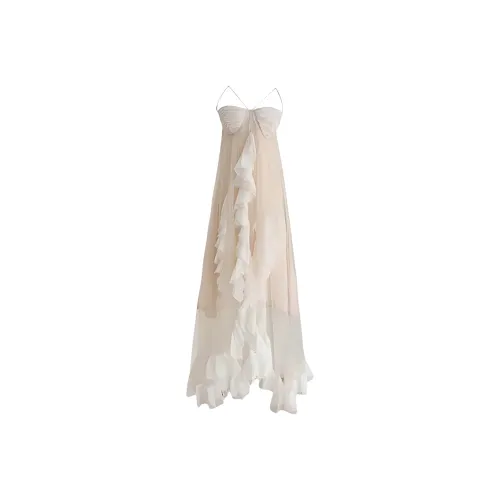 SECFLY OFFICIAL Slip Dress Women's Apricot