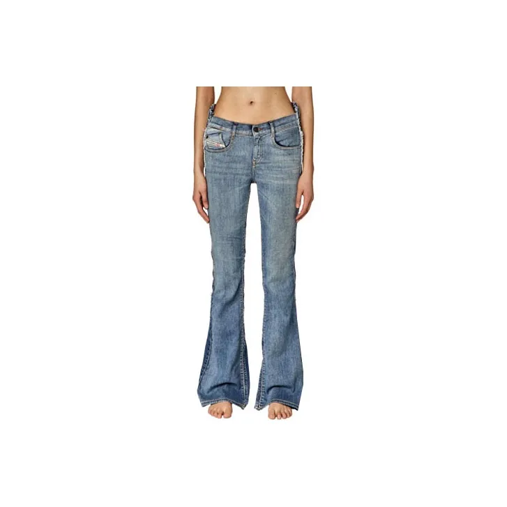 Lee X DIESEL Lee Co-branded Model Jeans Women's Medium Blue-0
